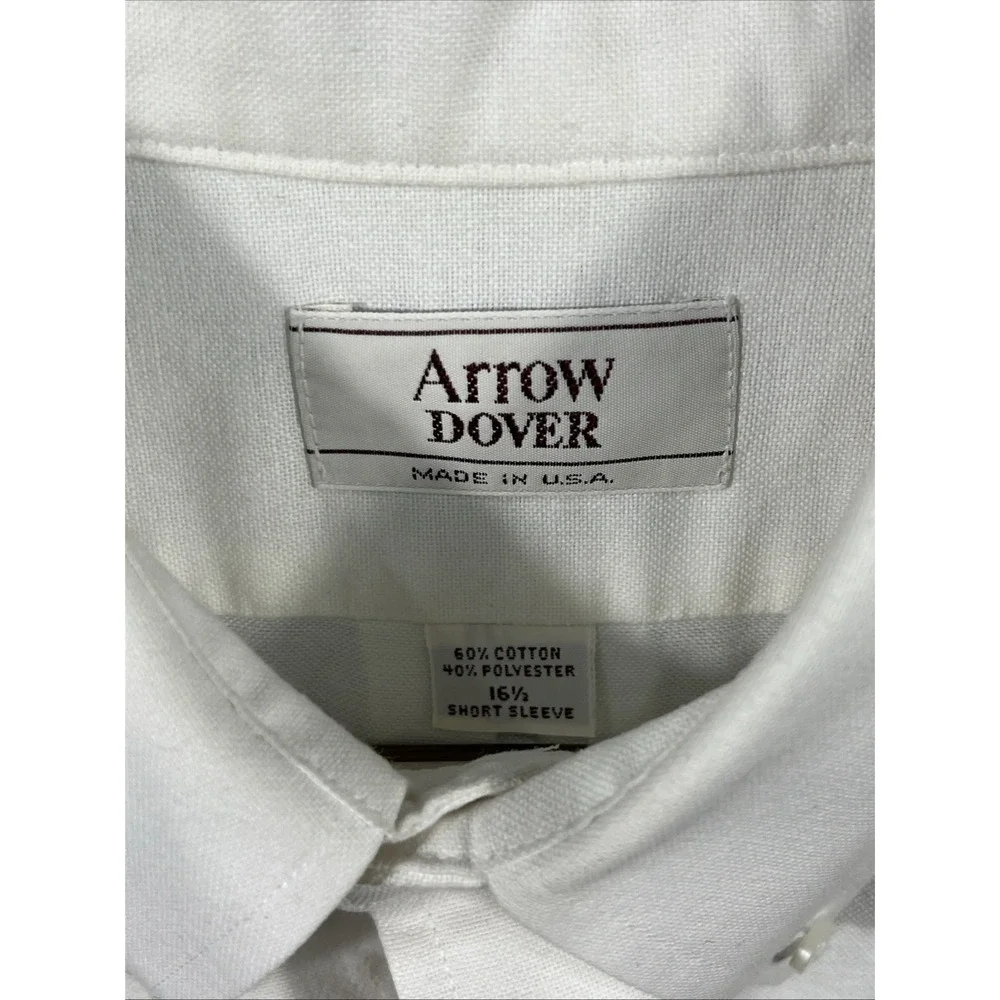 VTG‎  1990's Chevy Indy V8 Crew Shirt Size Large/ 16 1/2 \Arrow Dover \White - Picture 3 of 10